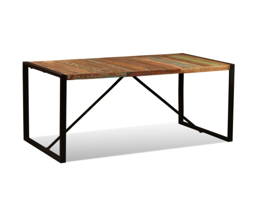 Mesa de comedor de madera maciza reciclada 180 cm