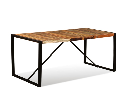 Mesa de comedor de madera maciza reciclada 180 cm