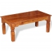 Mesa de centro de madera maciza 110x60x45 cm