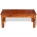 Mesa de centro de madera maciza 110x60x45 cm