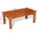 Mesa de centro de madera maciza 110x60x45 cm