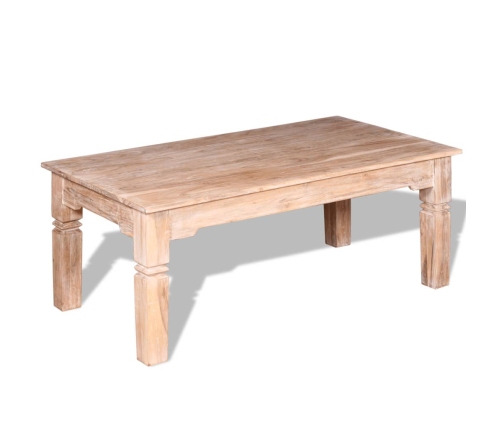 Mesa de centro de madera de acacia 110x60x45 cm