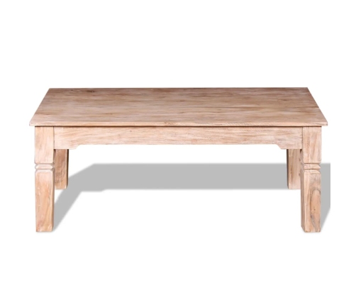 Mesa de centro de madera de acacia 110x60x45 cm