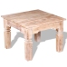 Mesa de centro de madera de acacia 60x60x45 cm