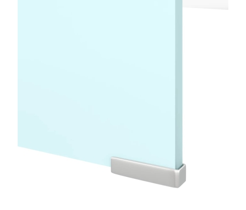 Mueble TV/Elevador de monitor cristal verde 120x30x13 cm