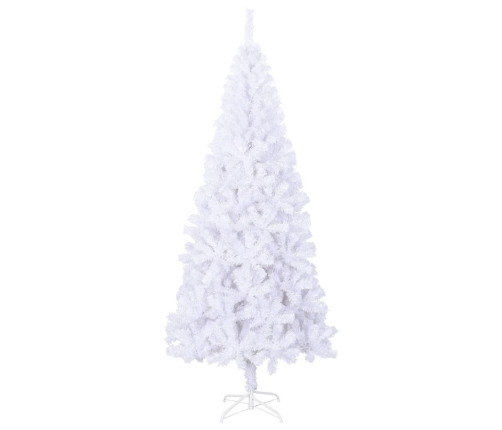 Árbol de Navidad artificial L 240 cm blanco