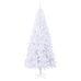 Árbol de Navidad artificial L 240 cm blanco