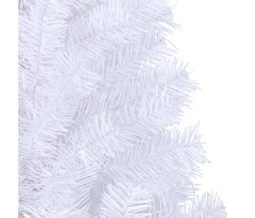 Árbol de Navidad artificial L 240 cm blanco