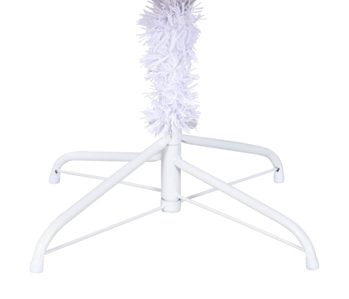 Árbol de Navidad artificial L 240 cm blanco