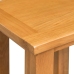 Mesa auxiliar de madera maciza de roble 27x24x37 cm