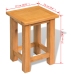 Mesa auxiliar de madera maciza de roble 27x24x37 cm