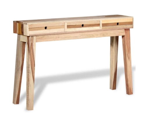 Mesa consola de madera maciza reciclada