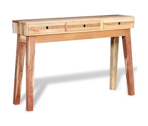 Mesa consola de madera maciza reciclada