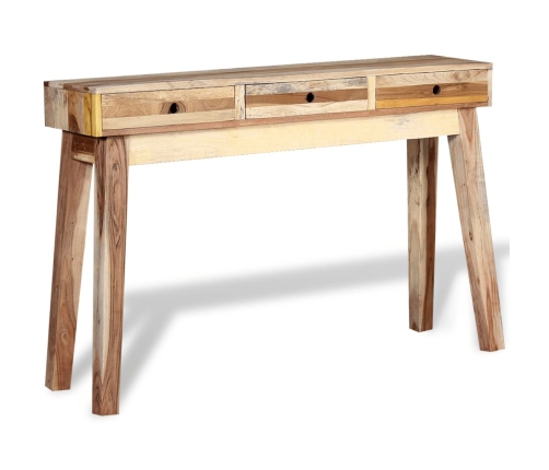 Mesa consola de madera maciza reciclada