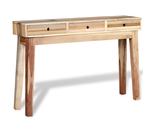 Mesa consola de madera maciza reciclada