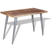 vidaXL Mesa de comedor de madera maciza reciclada 120x60x76 cm