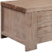 Mueble para TV madera maciza de acacia cepillada 140x38x40 cm