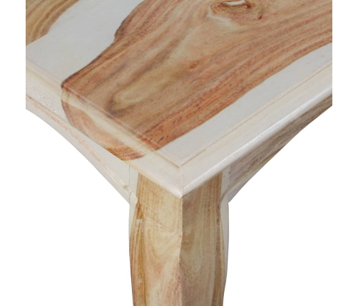 Mesa de centro de madera maciza de sheesham 110x60x35 cm