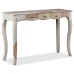 Mesa consola con 3 cajones madera maciza sheesham 110x40x76 cm