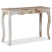 Mesa consola con 3 cajones madera maciza sheesham 110x40x76 cm