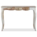 vidaXL Mesa consola con 3 cajones madera maciza sheesham 110x40x76 cm