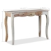 Mesa consola con 3 cajones madera maciza sheesham 110x40x76 cm