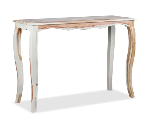 Mesa consola de madera maciza de sheesham 110x40x76 cm