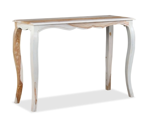 Mesa consola de madera maciza de sheesham 110x40x76 cm