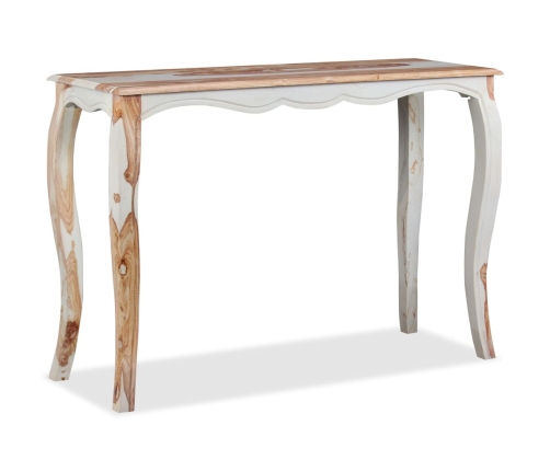 Mesa consola de madera maciza de sheesham 110x40x76 cm