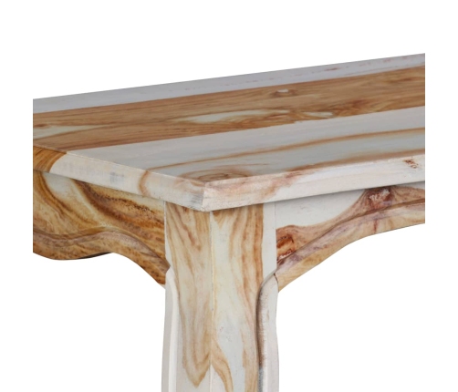 Mesa consola de madera maciza de sheesham 110x40x76 cm