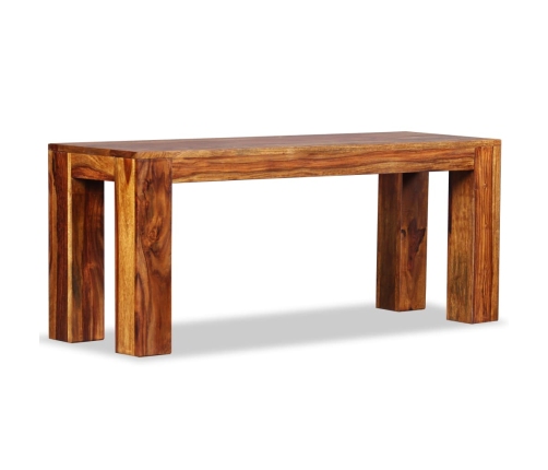 Banco de madera maciza de sheesham 110x35x45 cm