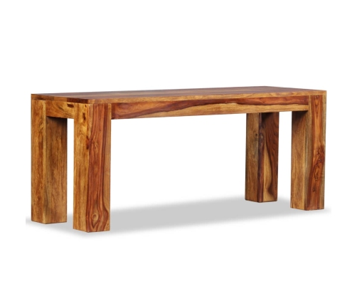 Banco de madera maciza de sheesham 110x35x45 cm