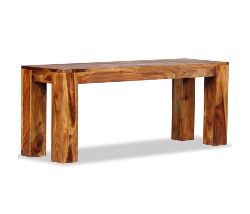 Banco de madera maciza de sheesham 110x35x45 cm