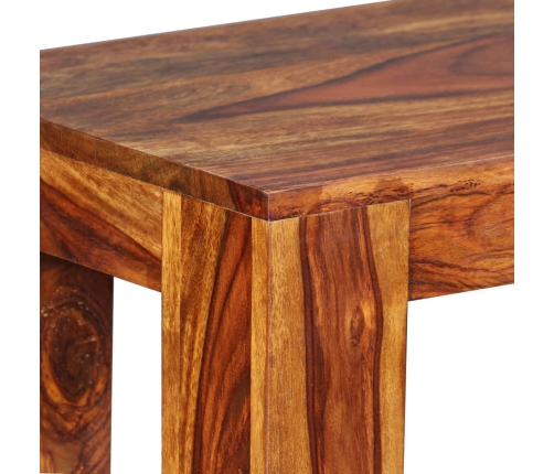 Banco de madera maciza de sheesham 110x35x45 cm