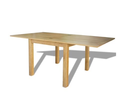 Mesa extensible de roble 170x85x75 cm