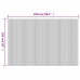 Biombo divisor de bambú gris 250x165 cm