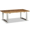 Mesa de centro madera maciza reciclada 100x60x38 cm