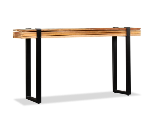 Mesa consola ajustable madera maciza reciclada