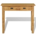 Mesa consola madera de teca maciza 90x30x80 cm