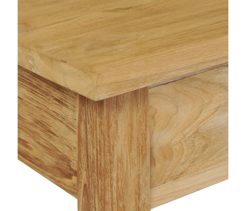 Mesa consola madera de teca maciza 90x30x80 cm