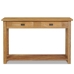 Mesa consola de madera de teca maciza 120x30x80 cm