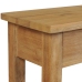 Mesa consola de madera de teca maciza 120x30x80 cm