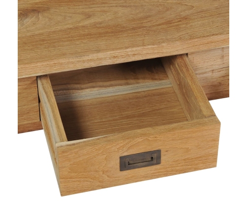 Mesa de centro madera de teca maciza 100x60x35 cm