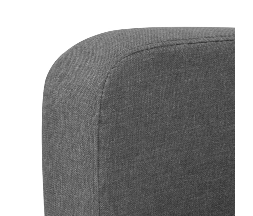 vidaXL Sofá de 3 plazas 180x65x76 cm gris oscuro