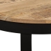 Mesa de centro madera maciza de mango sin tratar 60x40 cm