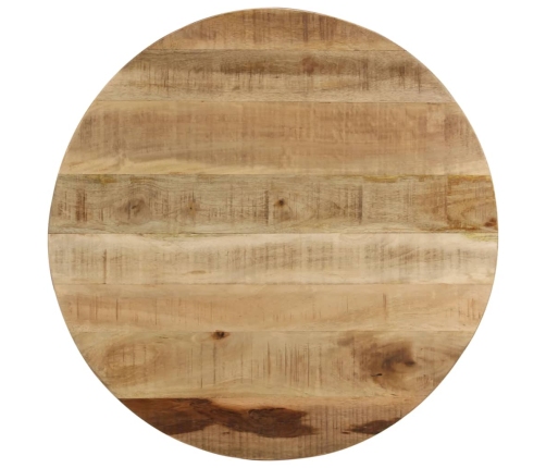 Mesa de centro de madera de mango rugosa 65x32 cm