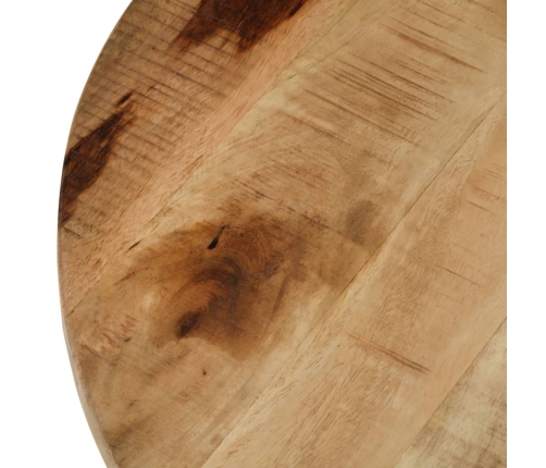 Mesa de centro de madera de mango rugosa 65x32 cm