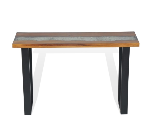 Mesa consola de teca 100x35x75 cm