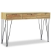 Mesa consola de teca maciza 120x35x76 cm