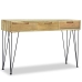 Mesa consola de teca maciza 120x35x76 cm